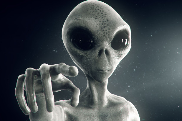 alien pointing at you
